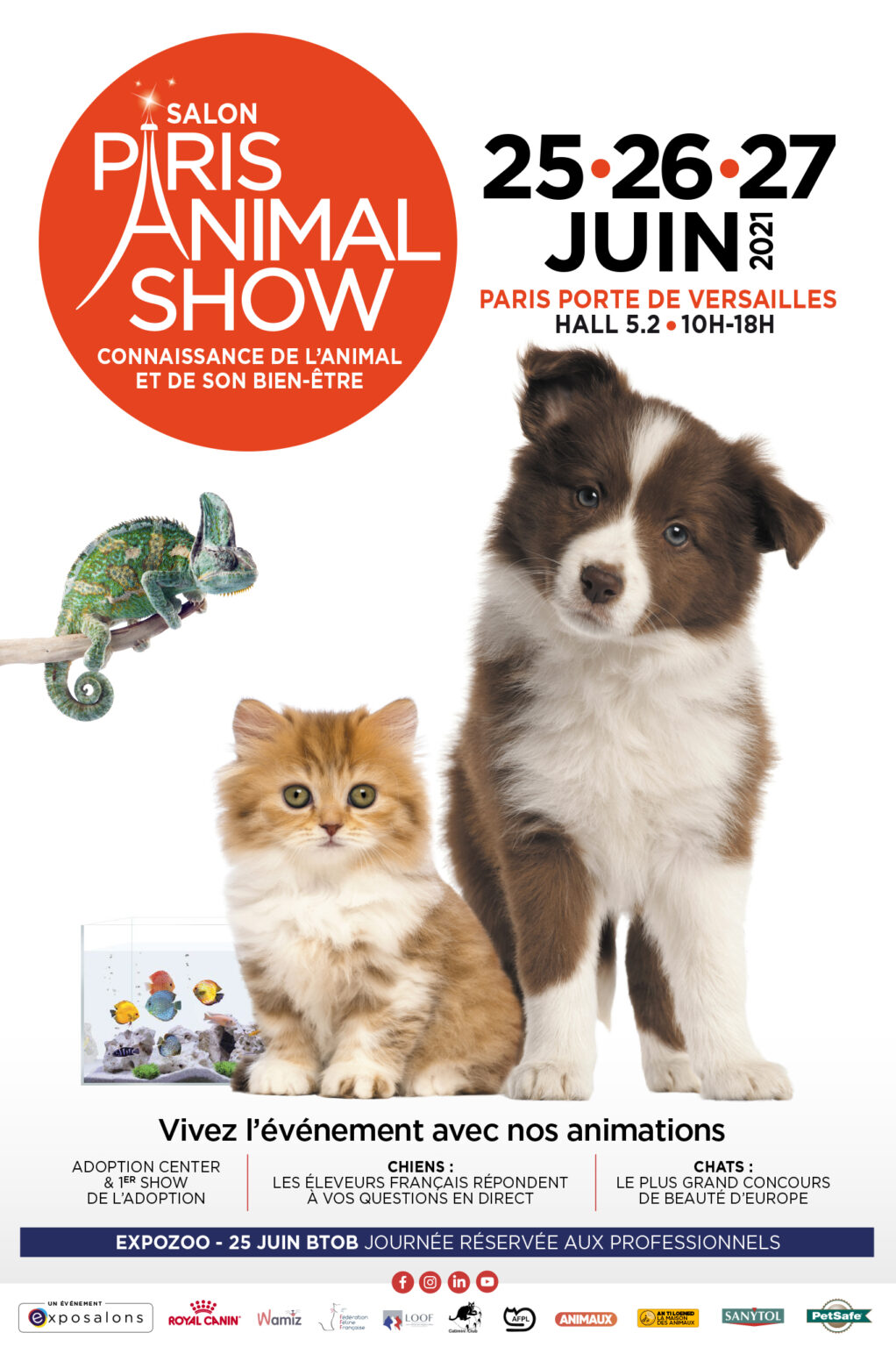 Salon Expozoo Paris Animal Show, en juin 2021 Aqua News